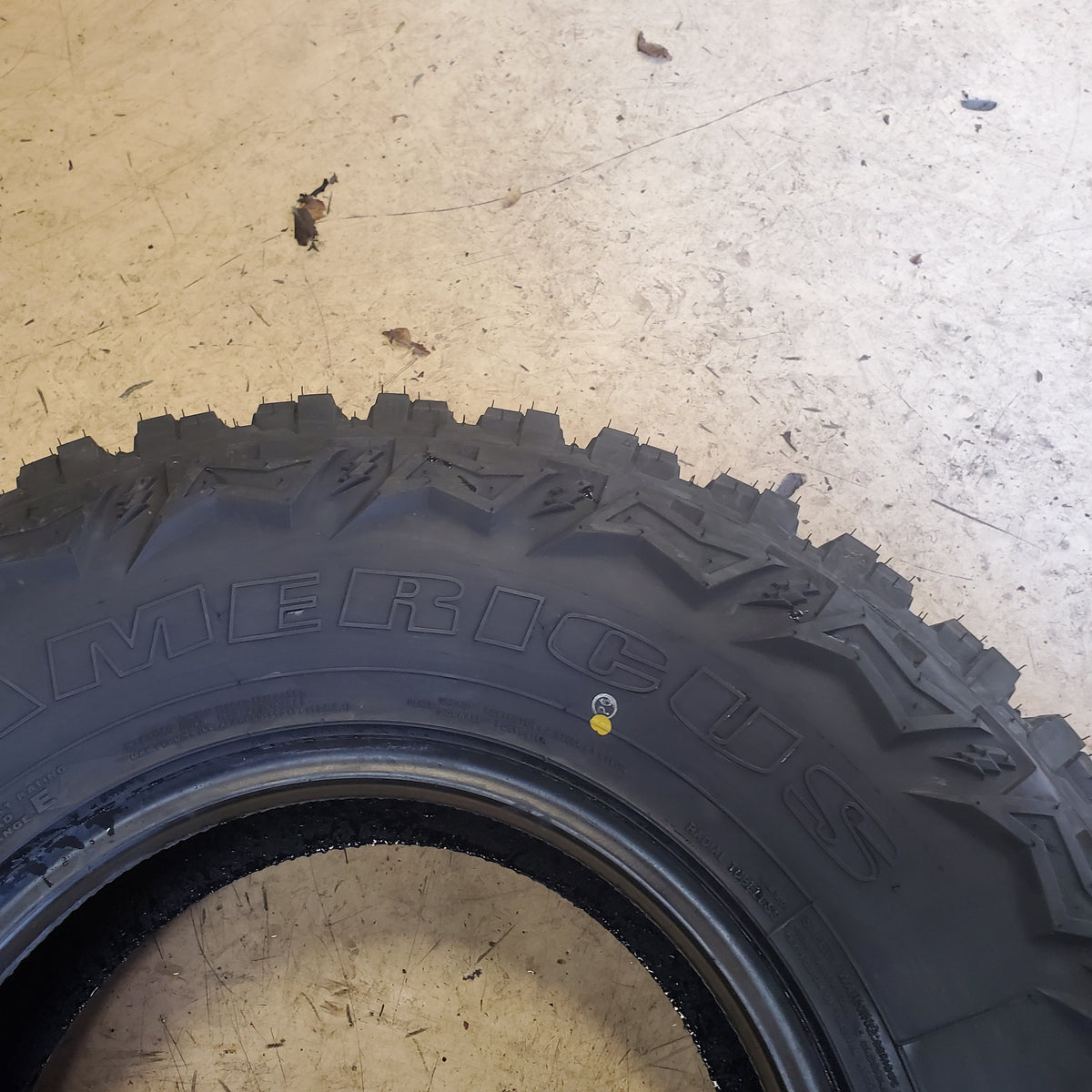 AMERICUS RUGGED M/T R408 BSW LT 285 75 16 126/123Q MUD TRUCK TIRE AMD2459