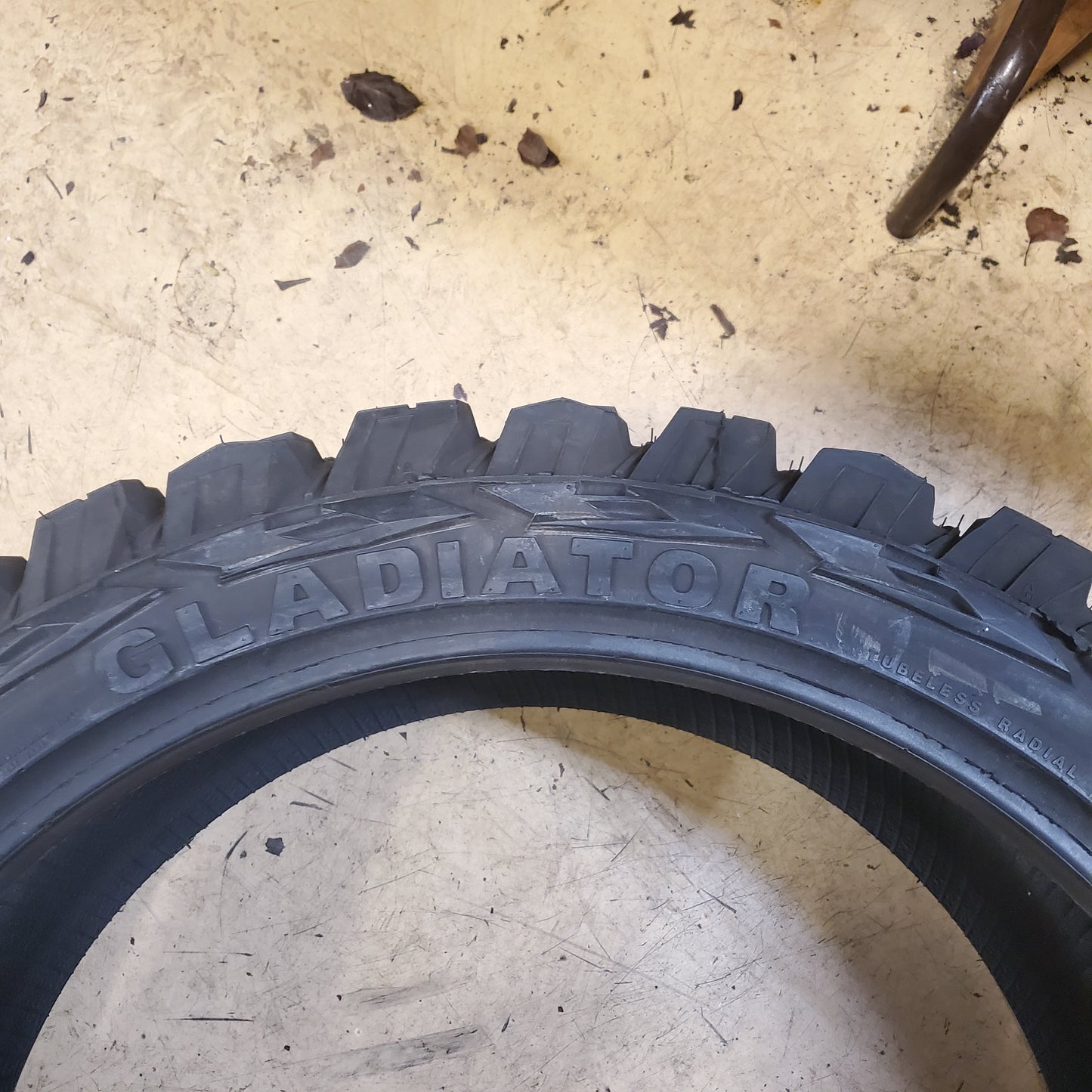 OLD STOCK GLADIATOR X COMP M/T BSW LT 37 13.50 26 117Q MUD TRUCK TIRE 1932266373