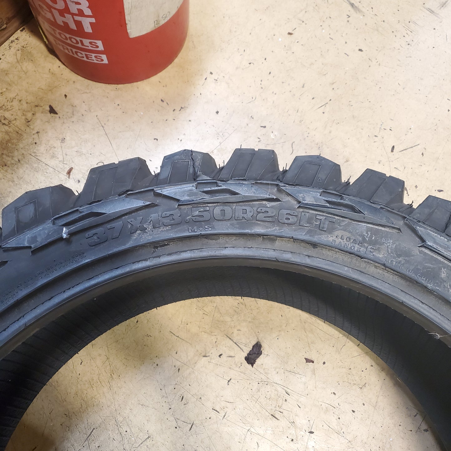 OLD STOCK GLADIATOR X COMP M/T BSW LT 37 13.50 26 117Q MUD TRUCK TIRE 1932266373