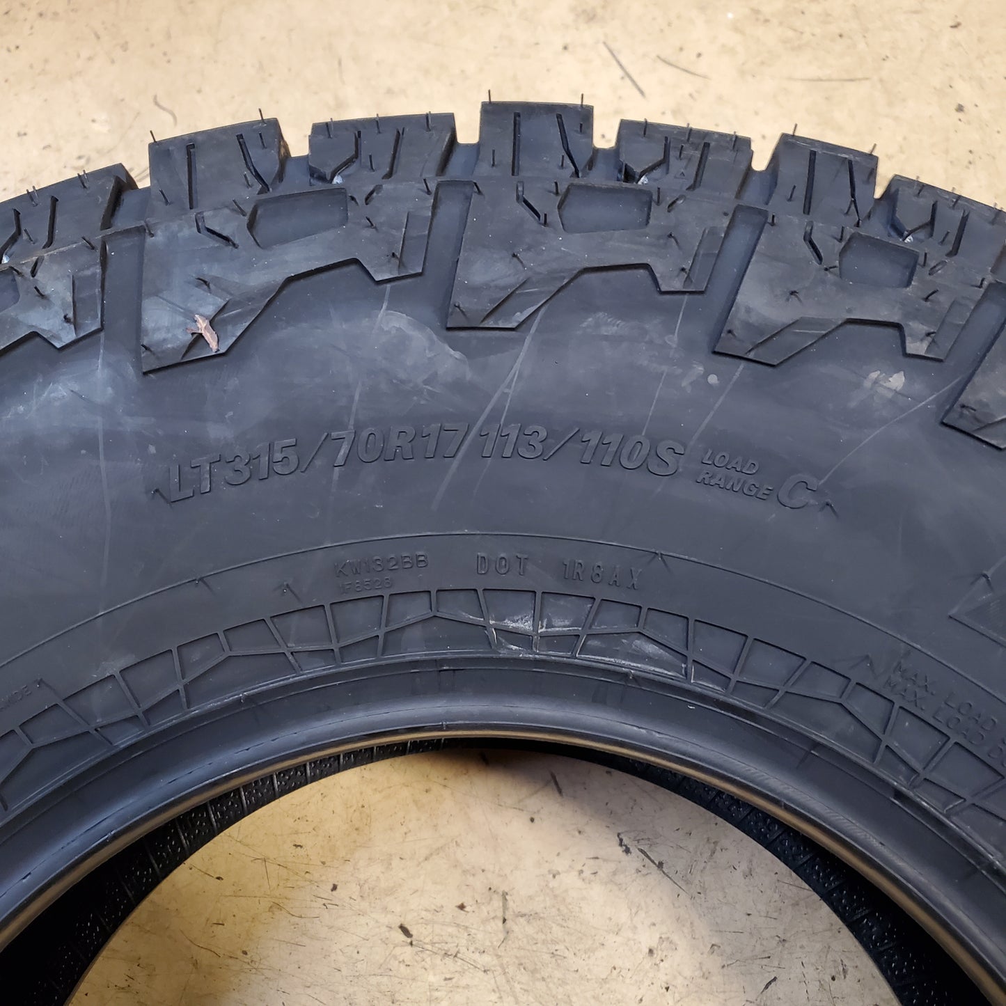 2 FALKEN WILDPEAK A/T4W BSW LT 315 70 17 113/110S 6PLY ALL TERRAIN TIRE 28840144