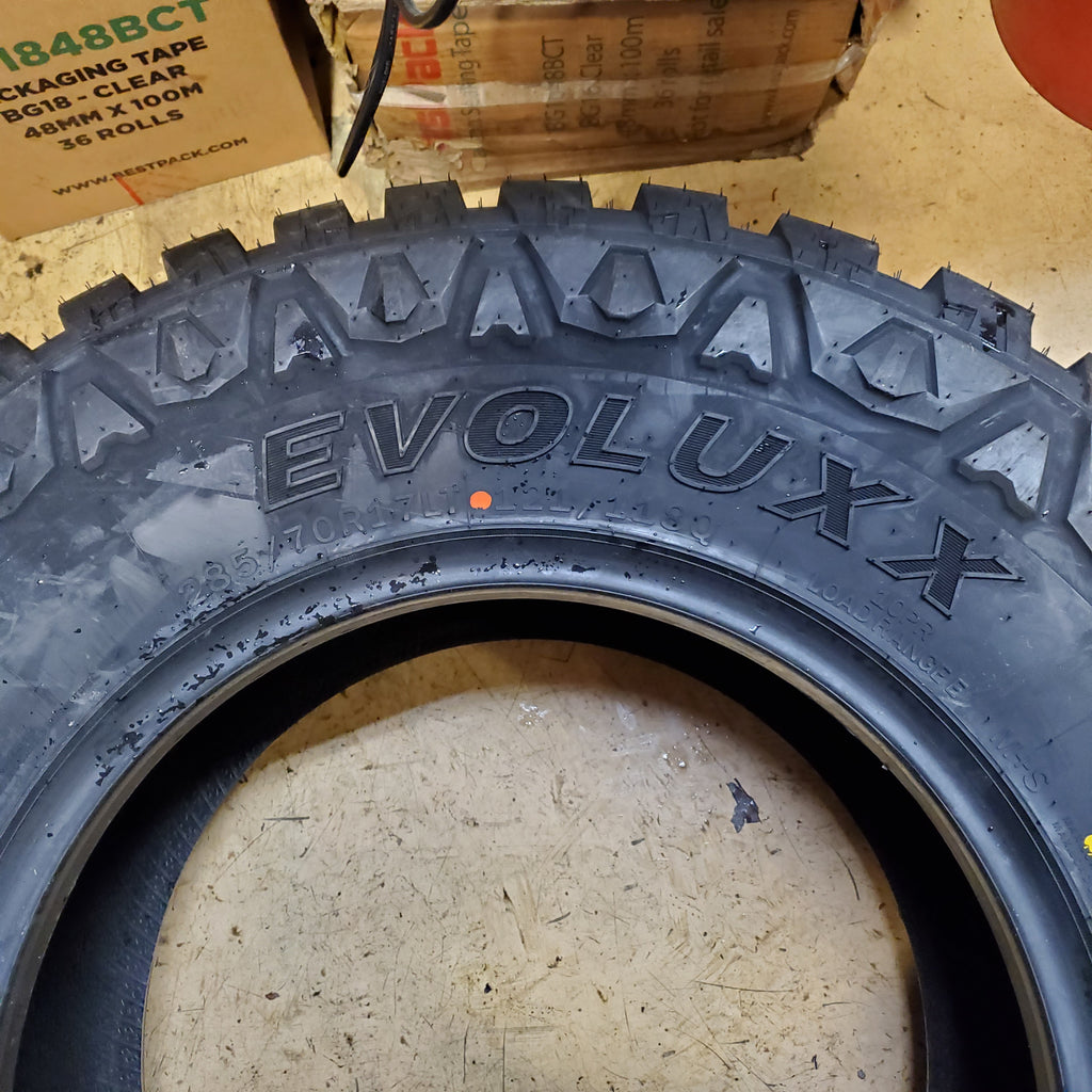 EVOLUXX ROTATOR M/T BSW LT 285 70 17 121/118Q 10PLY MUD TRUCK TIRE 221019621