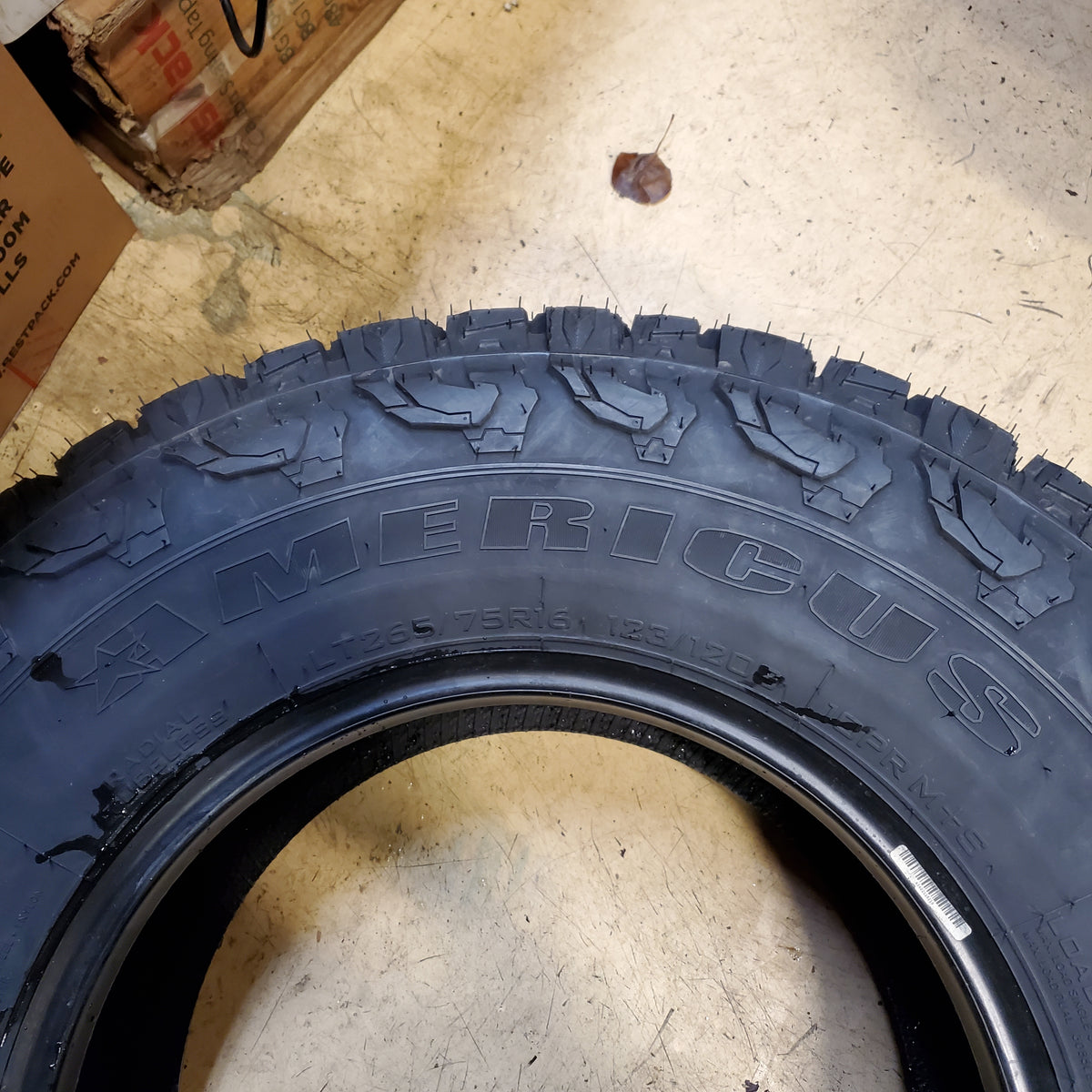 2 AMERICUS RUGGED ATR BSW LT 265 75 16 123/120S 10PLY TRUCK TIRE AMD1733