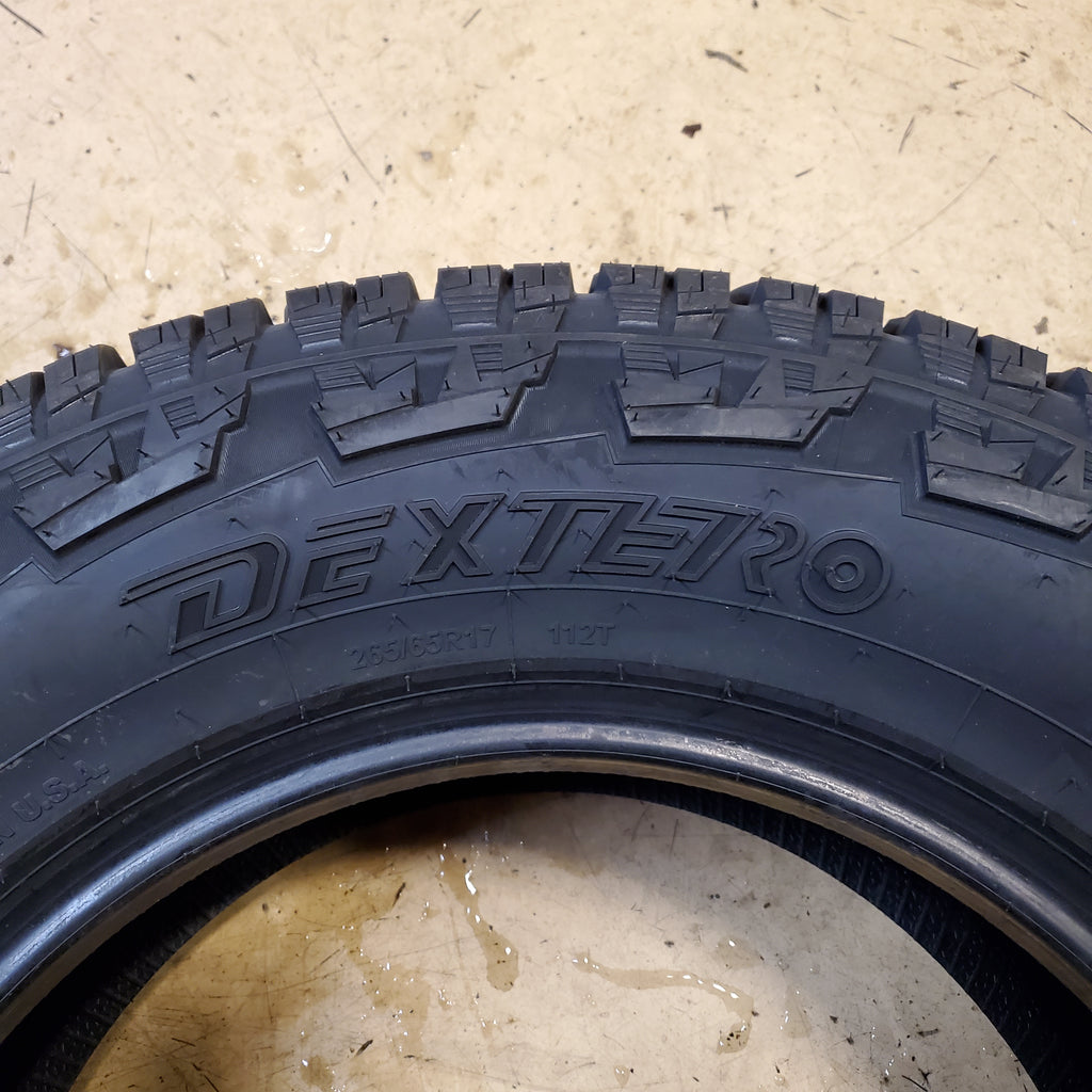 DEXTERO ALL TERRAIN DAT1 BSW 265 65 17 112T TRUCK TIRE 100UAY614