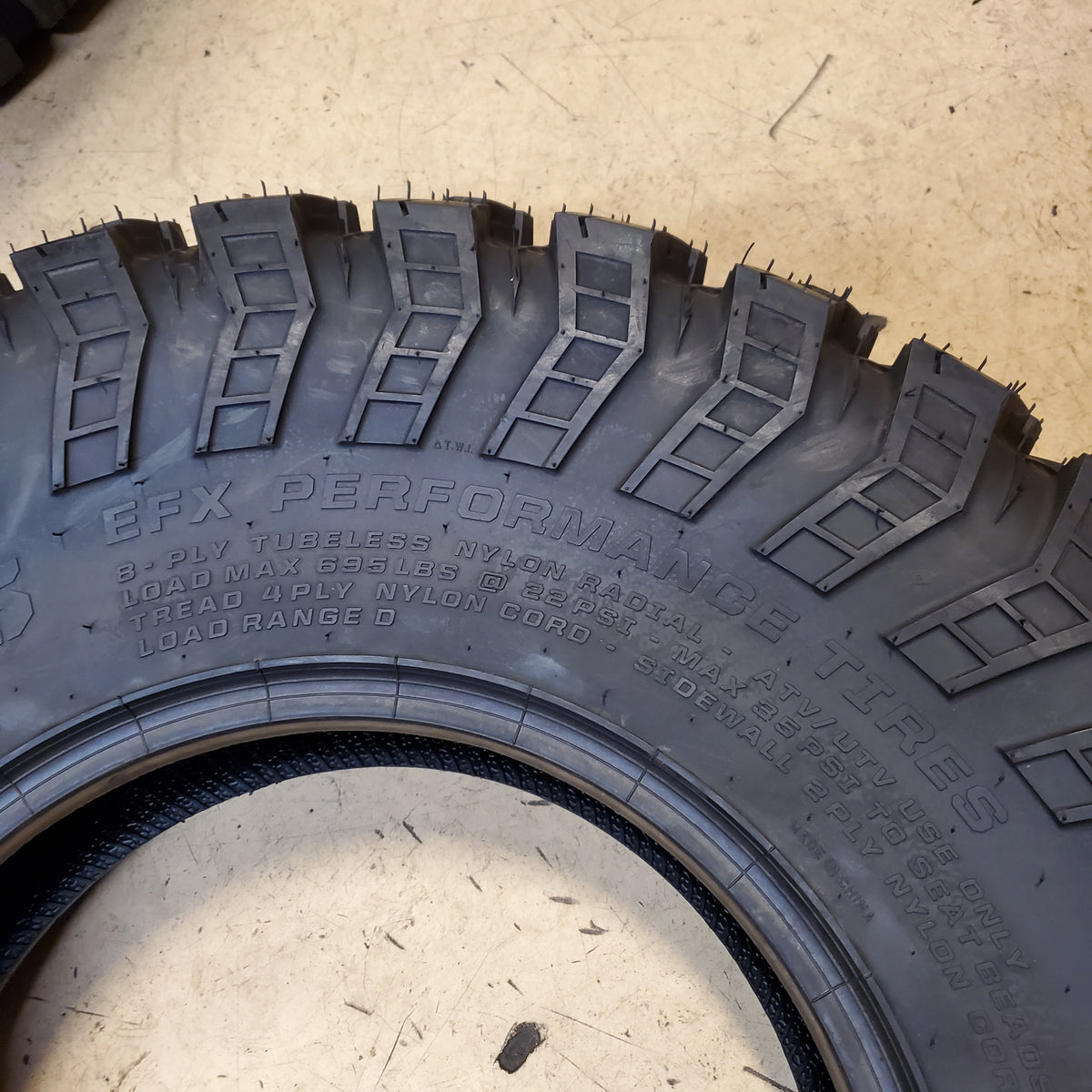 EFX MOTORALLY EFX 33 10 15 8 PLY PERFORMANCE TIRES MY331015