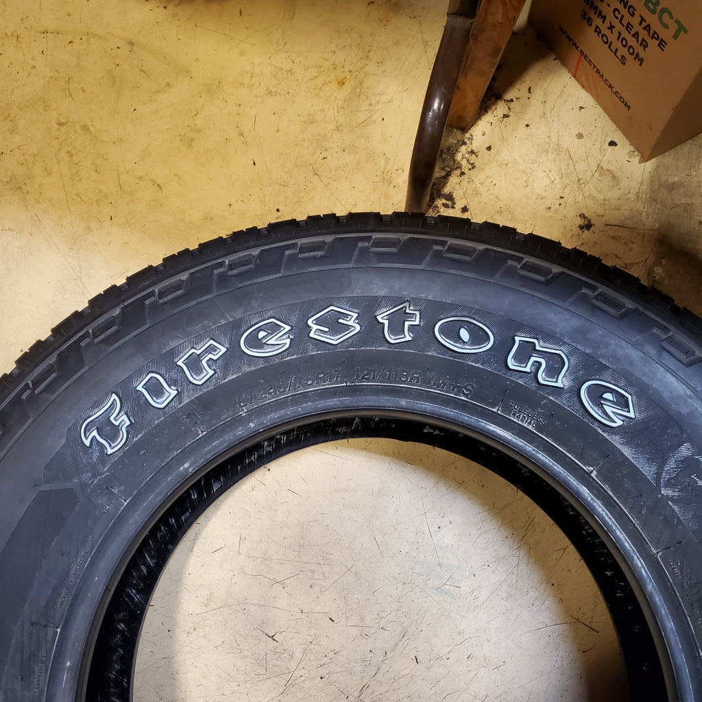 FIRESTONE TRANSFORCE AT2 OWL LT 245 75 17 121/118R ALL SEASON TIRE 000184
