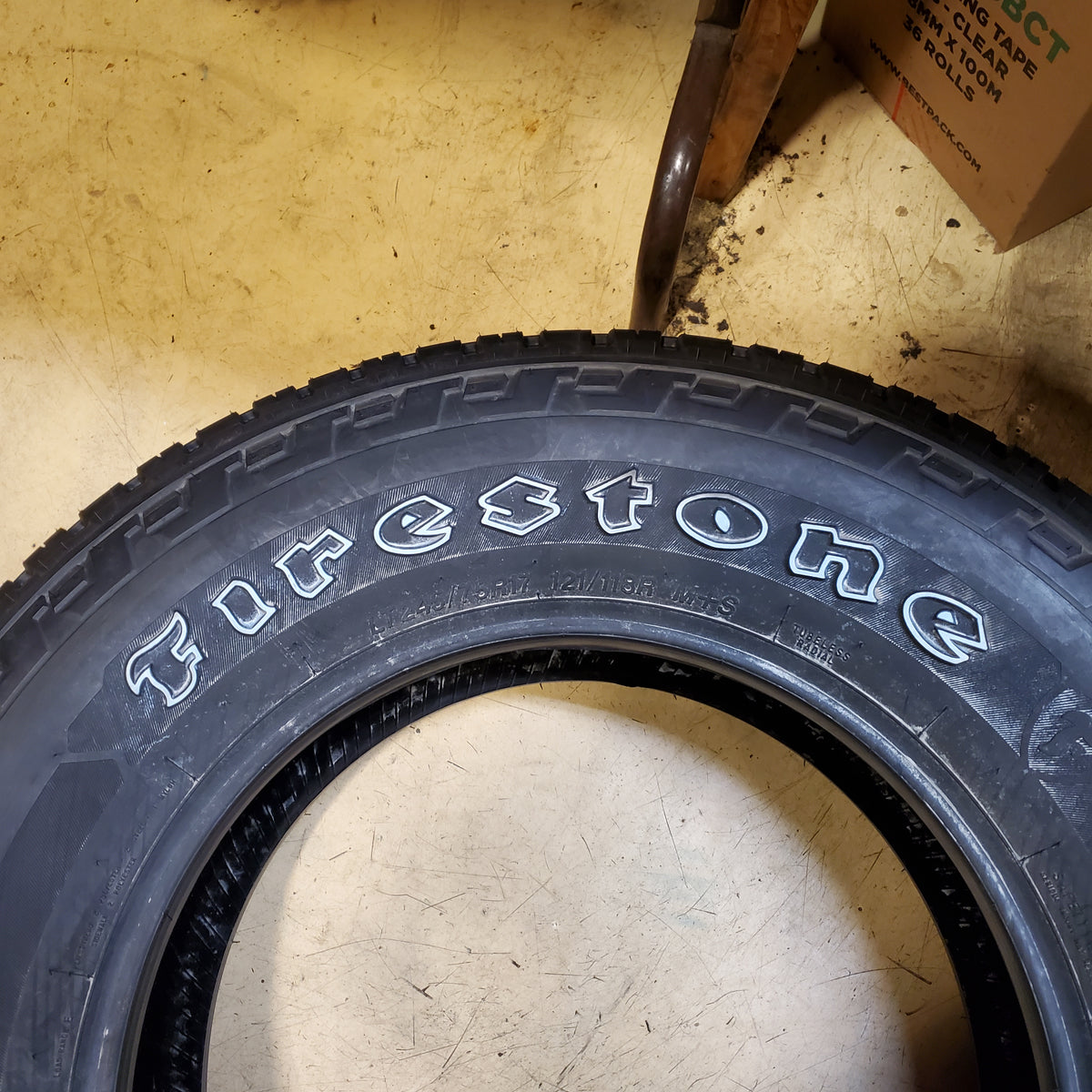 FIRESTONE TRANSFORCE AT2 OWL LT 245 75 17 121/118R ALL SEASON TIRE 000184