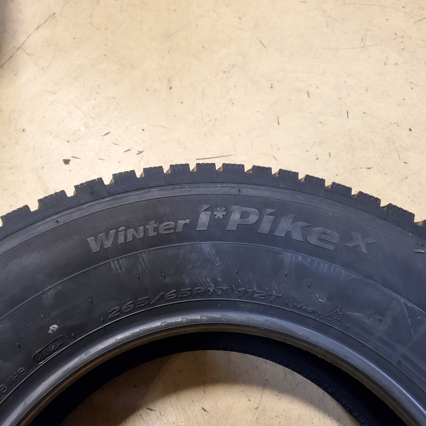 HANKOOK WINTER I PIKE X STUDDABLE BSW P 265 65 17 112T WINTER TIRE 1010136