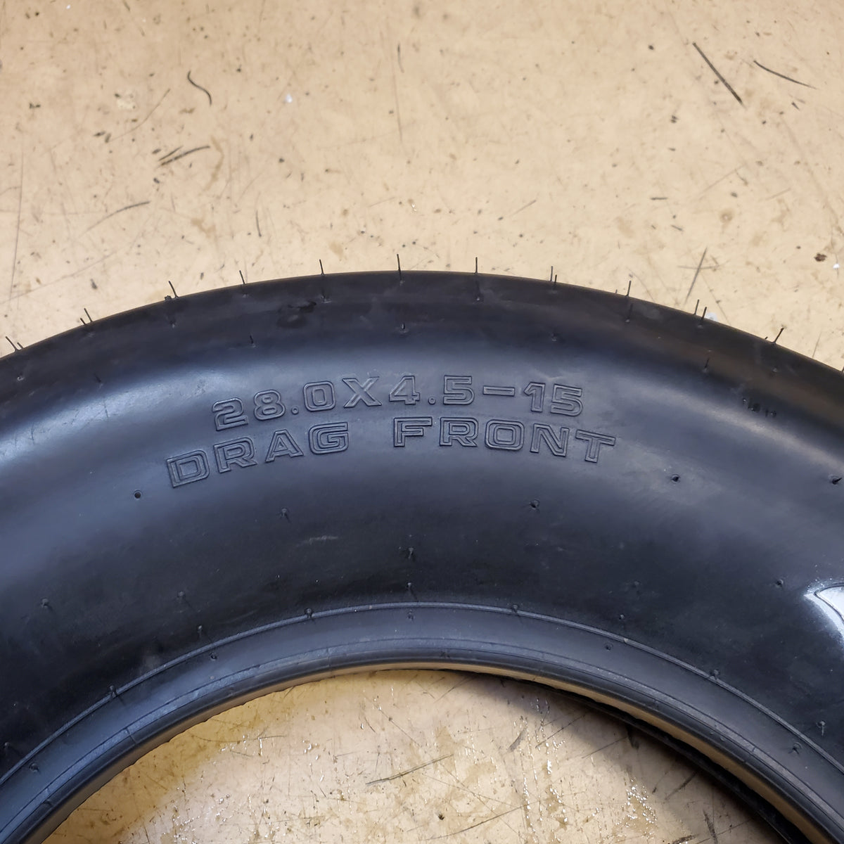 HOSIER SWL 28X4.5R15 DRAG FRONT TIRE 18107 ROLLOVER 88"
