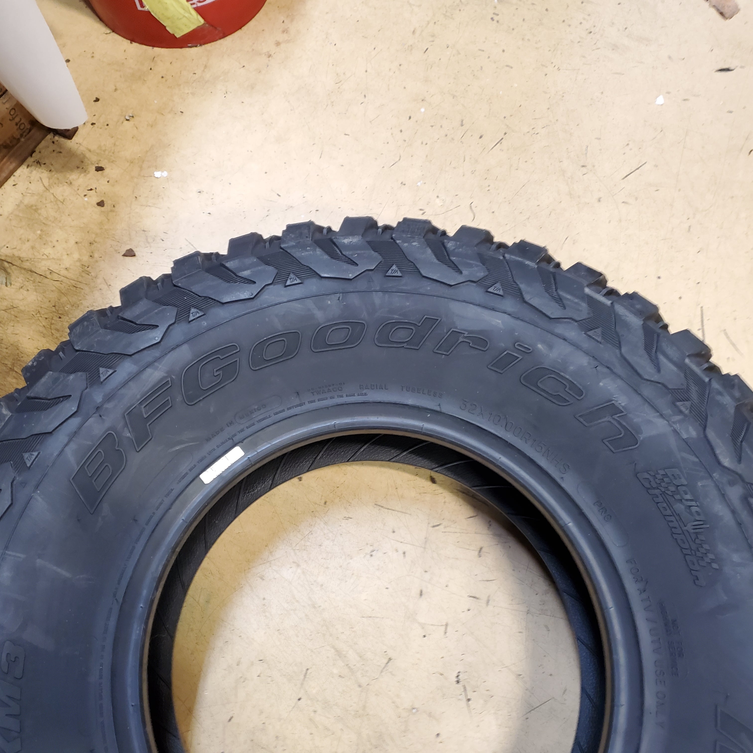 (KSL ONLY) 4 BFGOODRICH MUD-TERRAIN T/A KM3 BSW 32 10 15 8PLY ATV/UTV TIRE 40964
