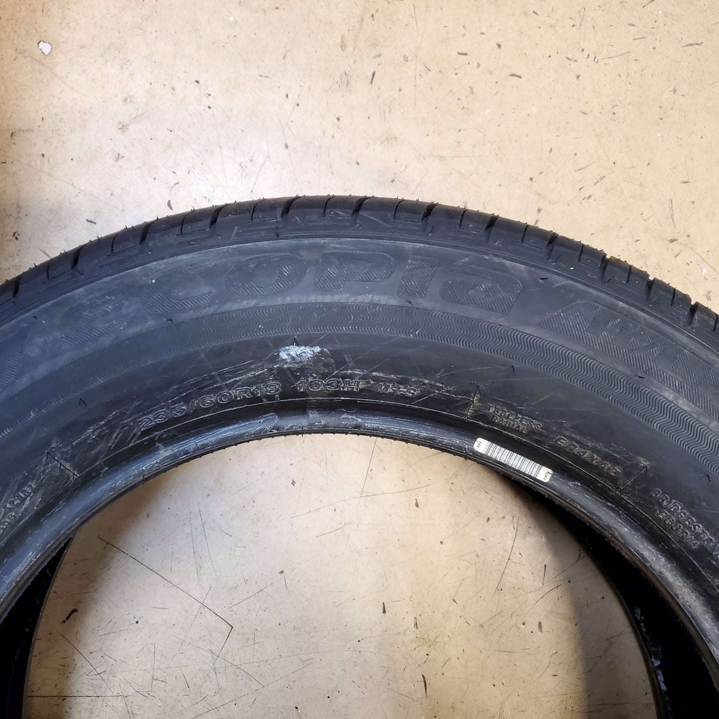 4 BRIDGESTONE ECOPIA HL 422 PLUS P 235 60 18 103H SL ALL SEASON TIRES 000889