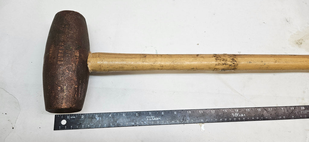 12 LB. BRASS SLEDGE HAMMER NON SPARKING WITH 32" WOOD HANDLE ABC12BW