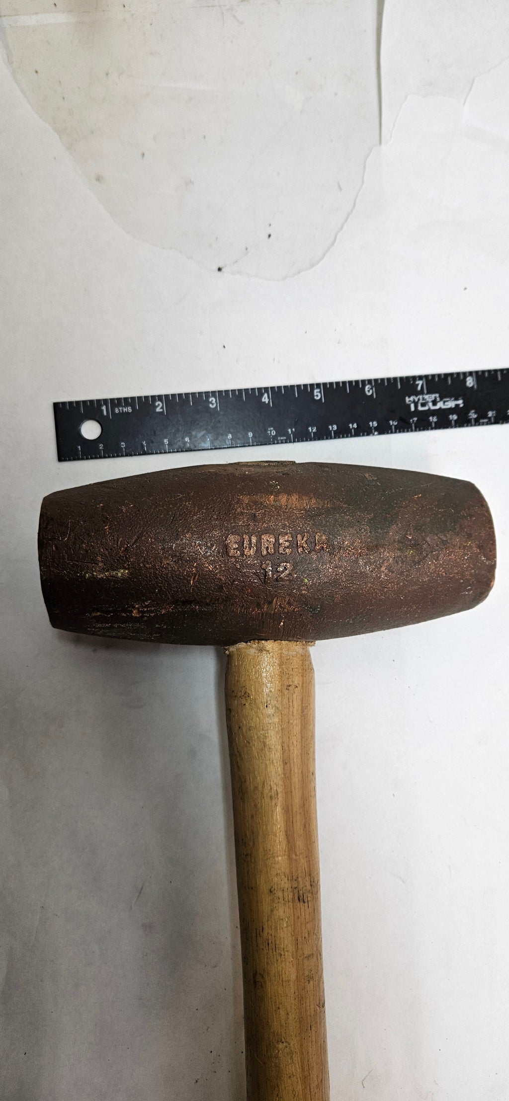 12 LB. BRASS SLEDGE HAMMER NON SPARKING WITH 32" WOOD HANDLE ABC12BW
