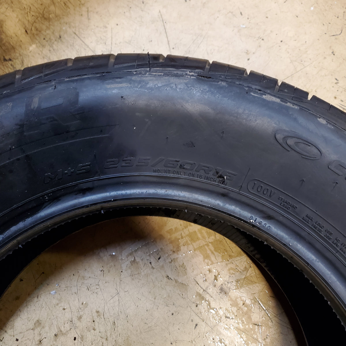 COOPER CS5 ULTRA TOURING BSW P 235 60 16 100V HIGHWAY TIRE 90000020160