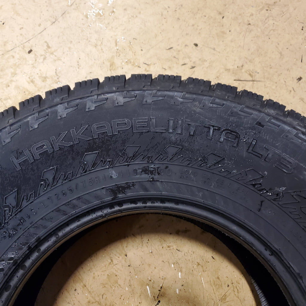 2 NOKIAN HAKKAPELIITTA LT3 (EV) STUDDED BSW LT 265 75 16 119/116Q 8PLY TIRE TS32396