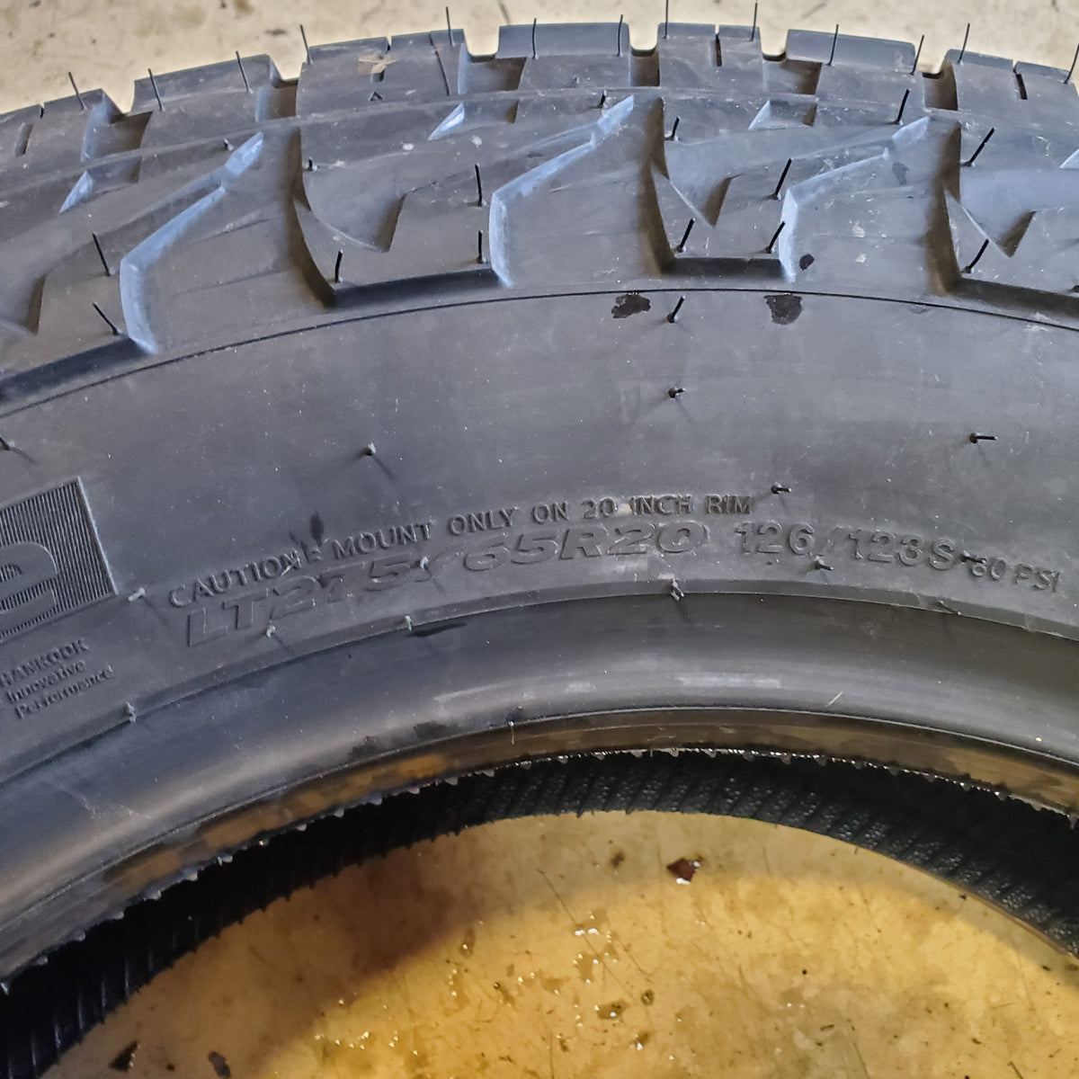 HANKOOK DYNAPRO AT2 XTREME BSW LT 275 65 20 126/123S 10PLY TIRE 2021635