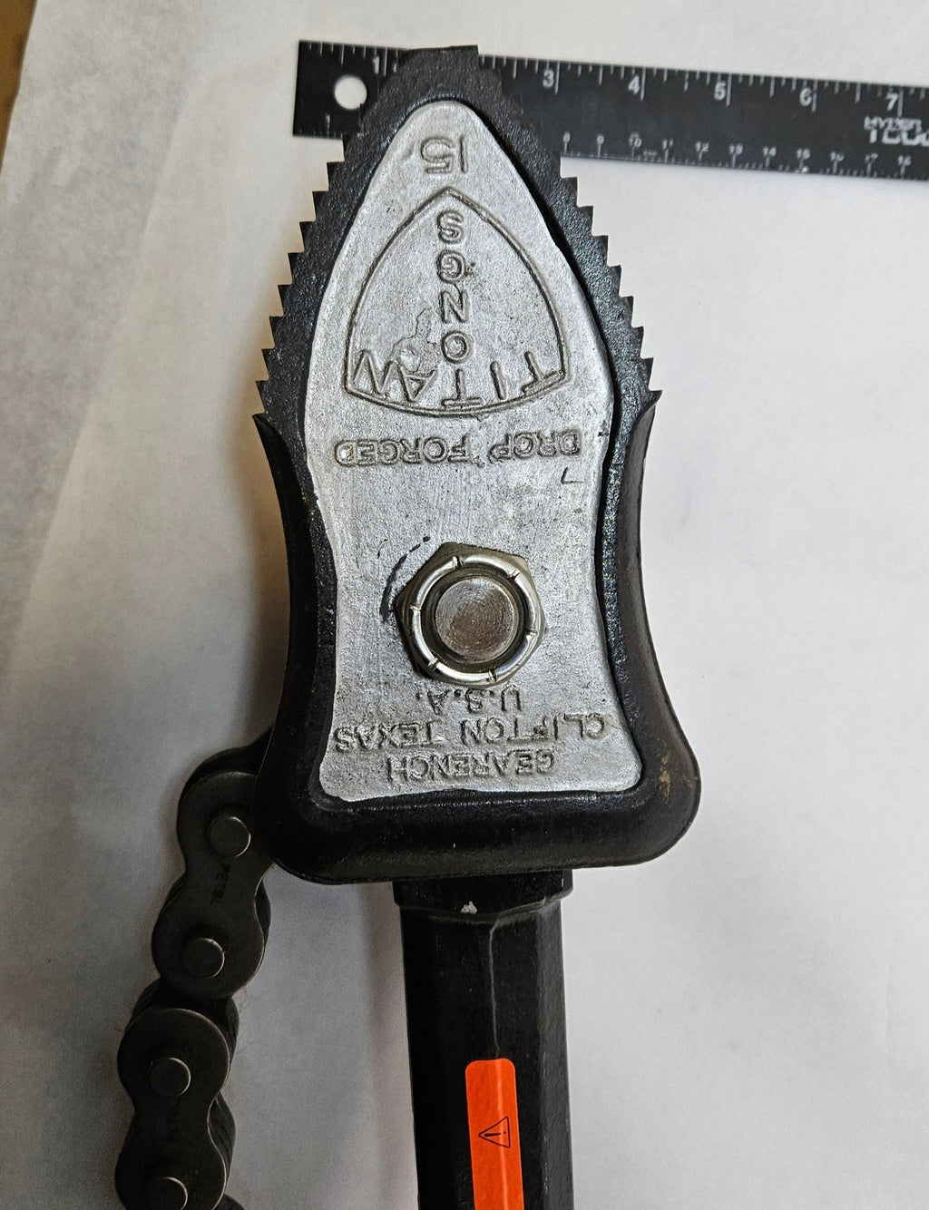 GEARENCH DROP FORGED TITAN TONGS 15 C150 TITAN W02