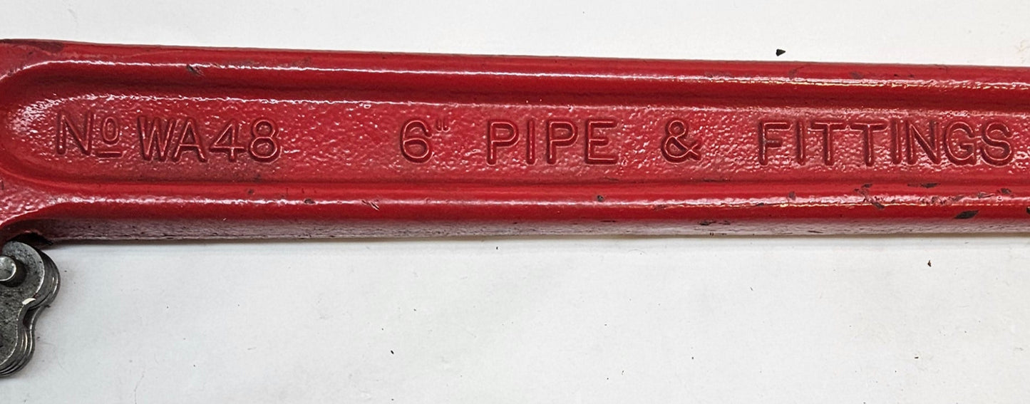 REED WA48 CHAIN WRENCH HEAVY DUTY 6" PIPE AND FITTINGS