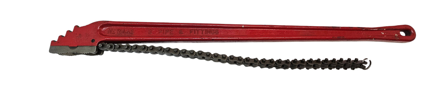 REED WA48 CHAIN WRENCH HEAVY DUTY 6" PIPE AND FITTINGS