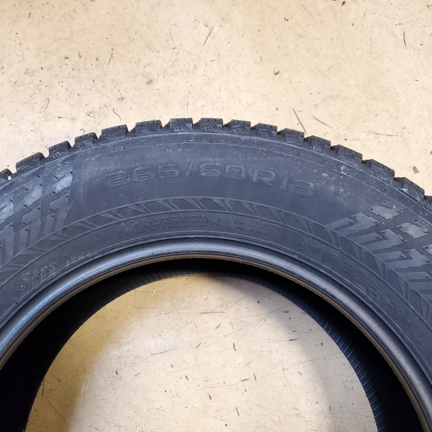 4 NOKIAN HAKKAPELIITTA 10 SUV STUDDED P 265 60 18 114T XL WINTER TIRE TS32493
