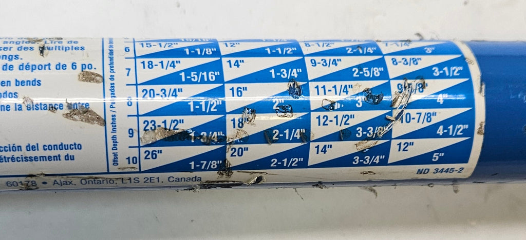 IDEAL CONDUIT BENDER, 1 IN" EMT, 3/4 RIGID 74-028