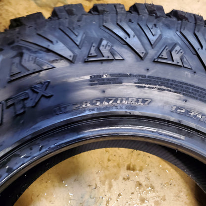 DELIUM TERRA RAIDER A/TX KU-257 BSW LT 285 70 17 123/120Q 10PLY ALL TERRAIN TIRE D268770