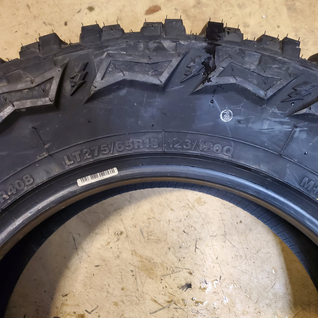 THUNDERER TRAC GRIP M/T R408 BSW LT 275 65 18 123/120Q 10PLY MUD TIRE TH2492