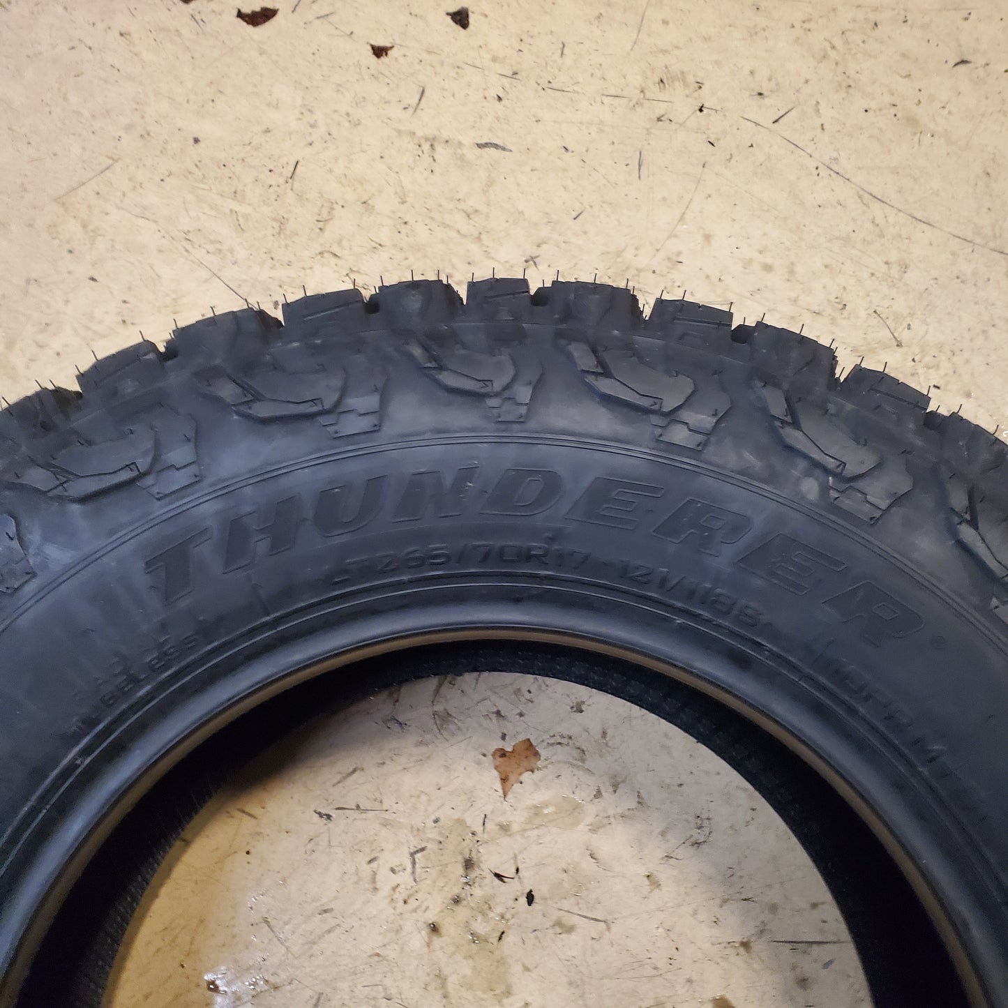 THUNDERER RANGER ATR BSW LT 265 70 17 121/118S 10 PLY LRE ALL TERRAIN TH1741