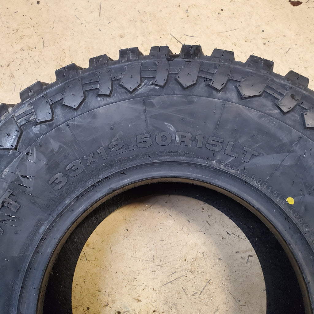 ROADONE CAVALRY M/T BSW LT 33 12.50 15 108Q 6 PLY MUD TIRE RL1223