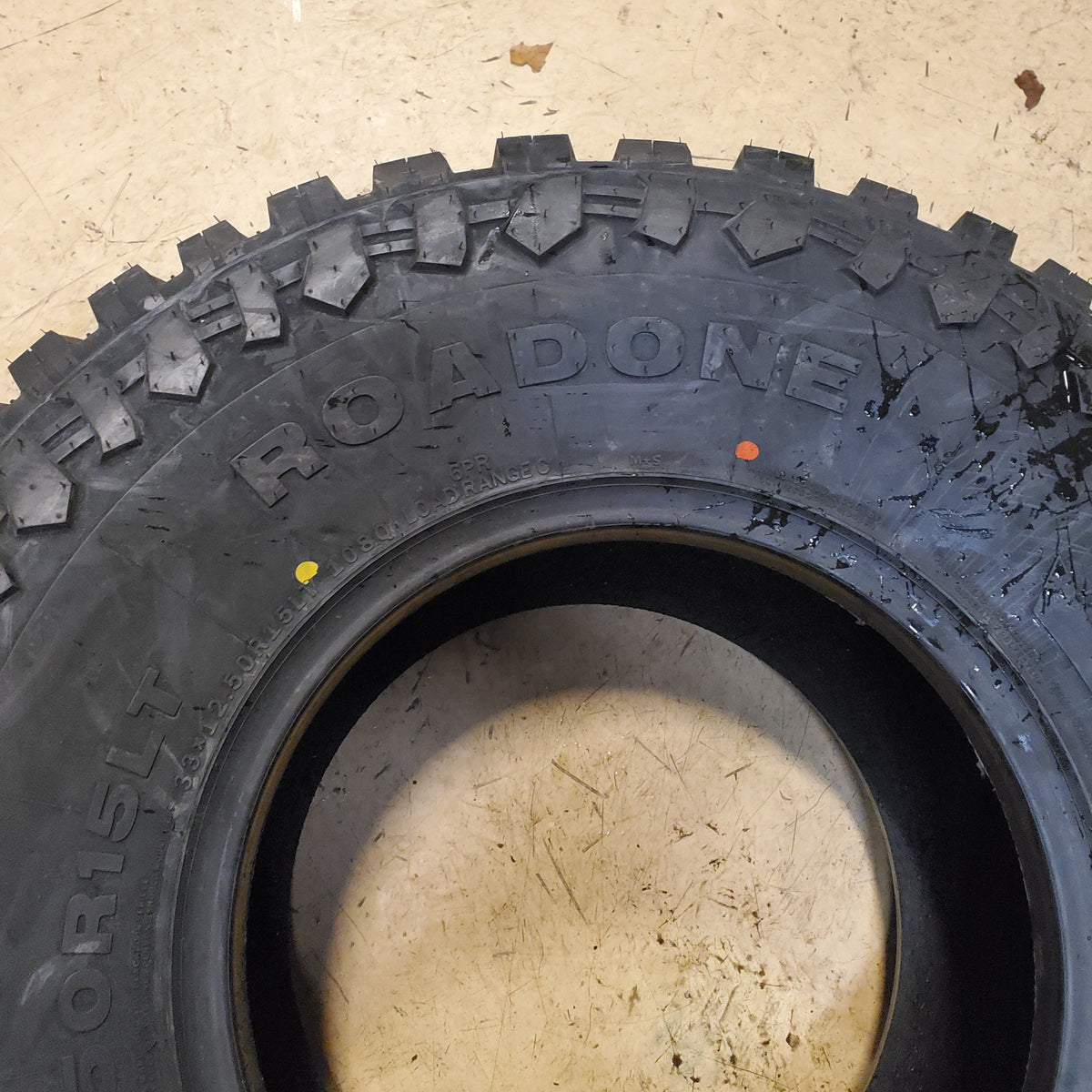 ROADONE CAVALRY M/T BSW LT 33 12.50 15 108Q 6 PLY MUD TIRE RL1223