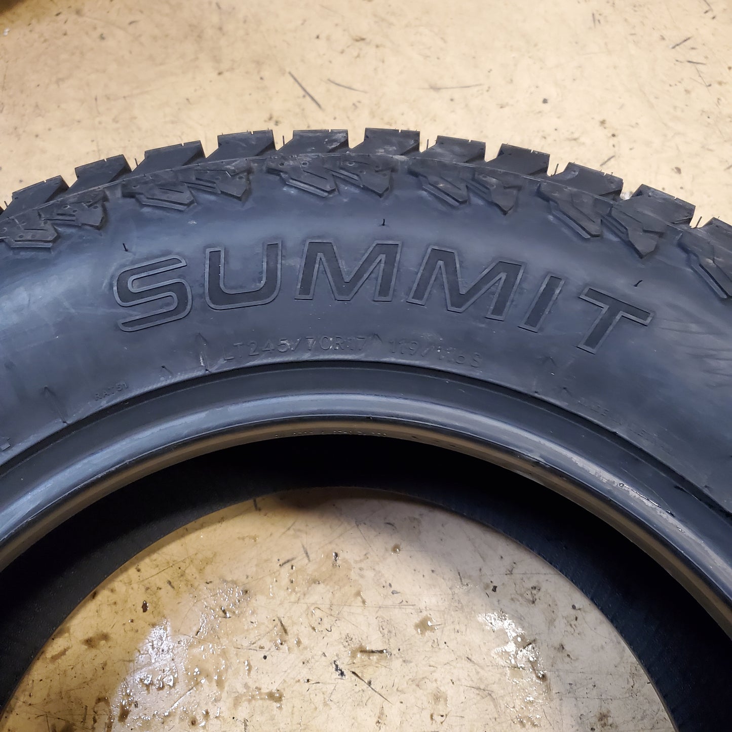 SUMMIT TRAIL CLIMBER AT02 BSW LT 245 70 17 119/116S 10 PLY ALL TERRAIN TIRE 20926