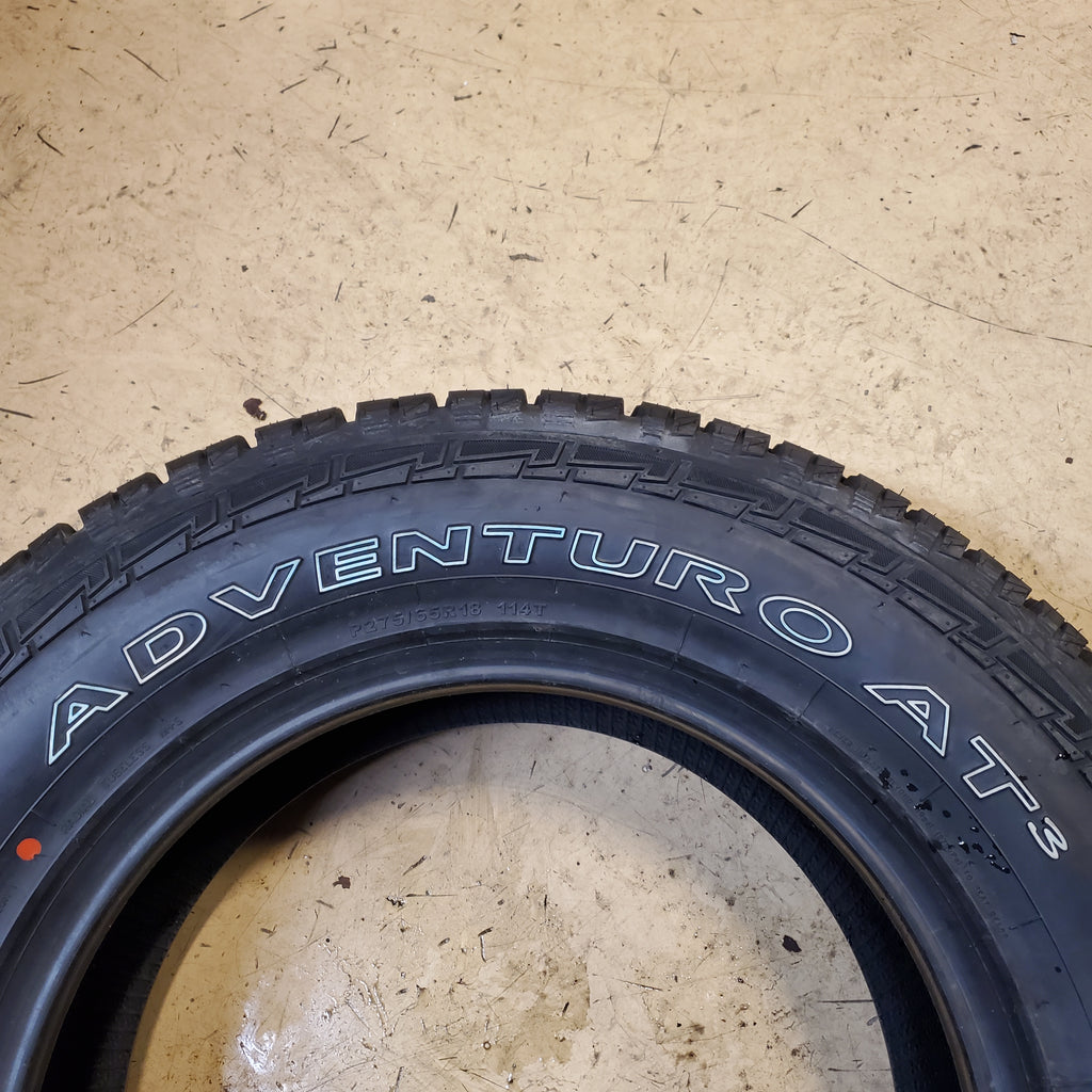 GT RADIAL ADVENTURO AT3 OWL P 275 65 18 114T ALL TERRAIN TIRE 100A1904