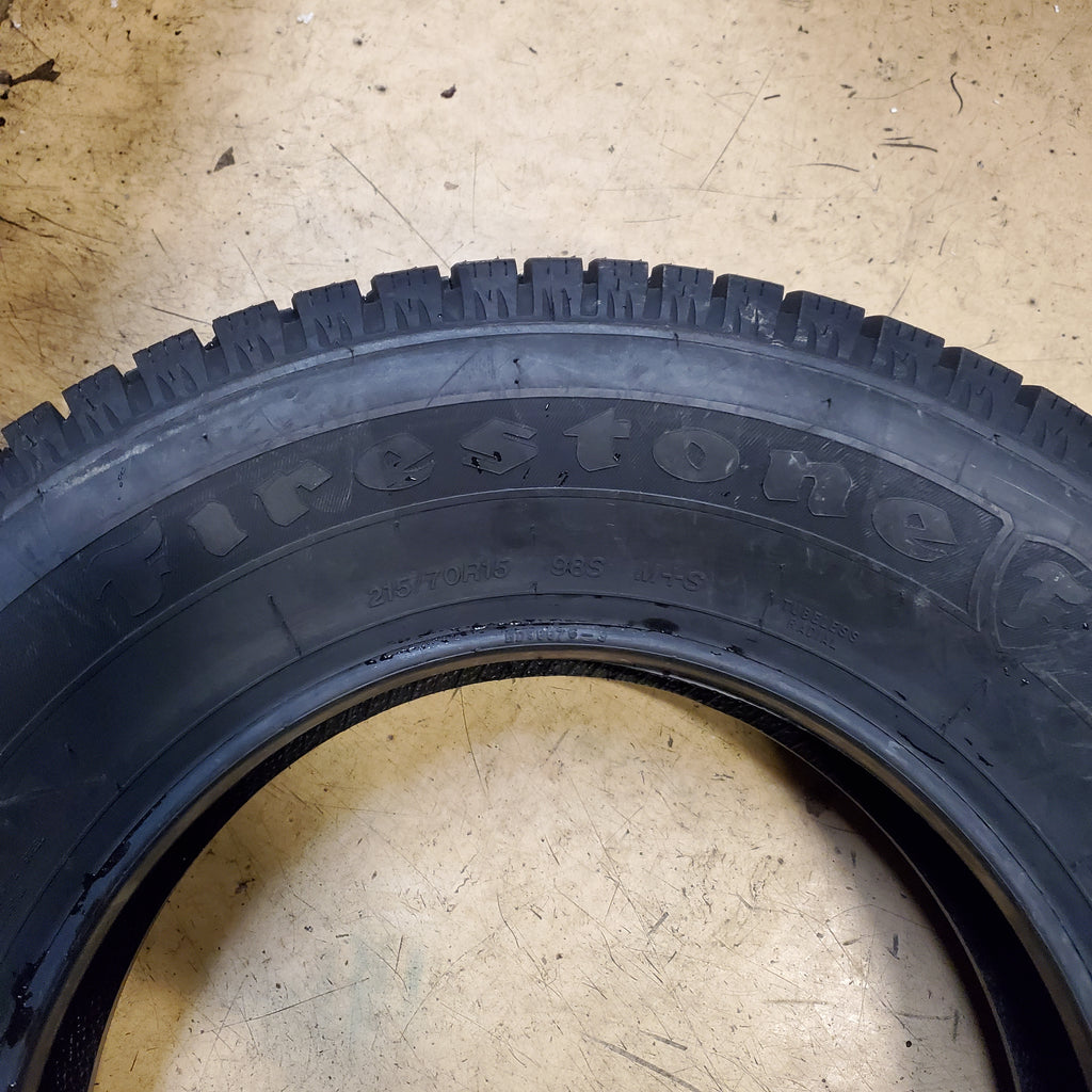 FIRESTONE WINTERFORCE 2 BSW P 215 70 15 98S WINTER TIRE 149048