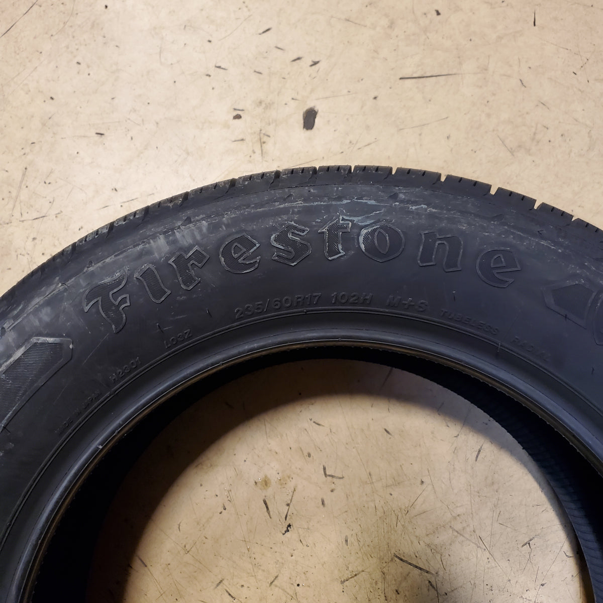2 FIRESTONE DESTINATION LE3 BSW P 235 60 17 102H ALL SEASON TIRE 005366