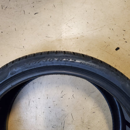 2 PIRELLI P ZERO A/S BSW P 315 30 22 107W XL UHP TIRE 4265700