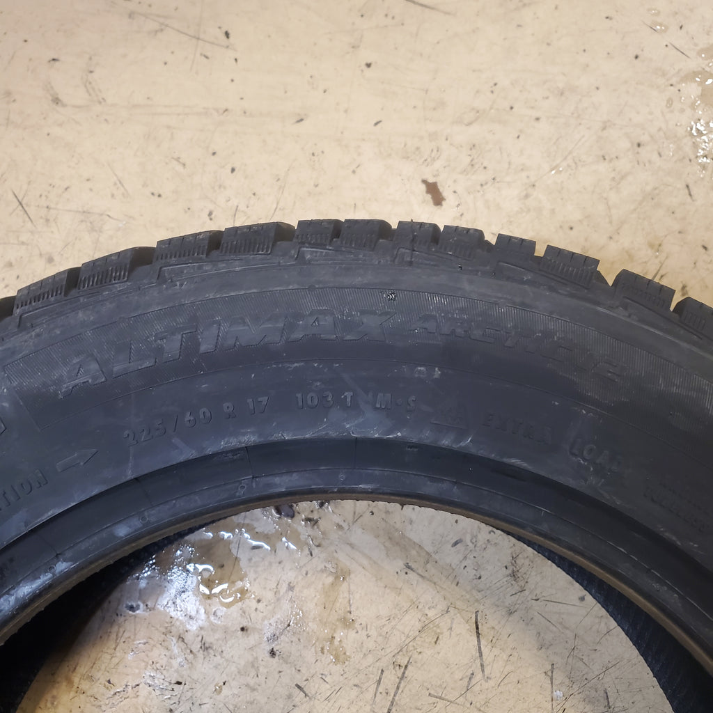 2 GENERAL ALTIMAX ARCTIC 12 BSW P 225 60 17 103T XL WINTER TIRE 1550282