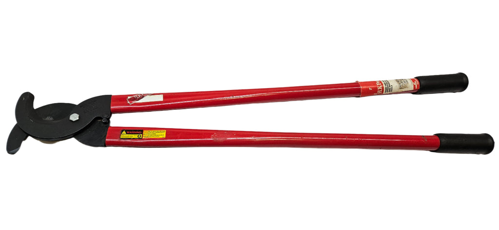 CRESCENT HK PORTER 0390CSP COMMUNICATIONS CABLE CUTTER, SHEAR-CUT, STEEL HANDLE, RUBBER GRIP, 37" (ITEM A)