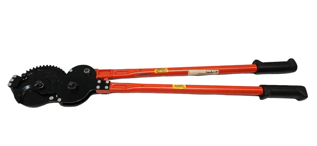KLEIN TOOLS 63700 HEAVY DUTY RATCHETING CABLE CUTTER, CUTS STEEL AND ACSR, 36" LONG (ITEM A)