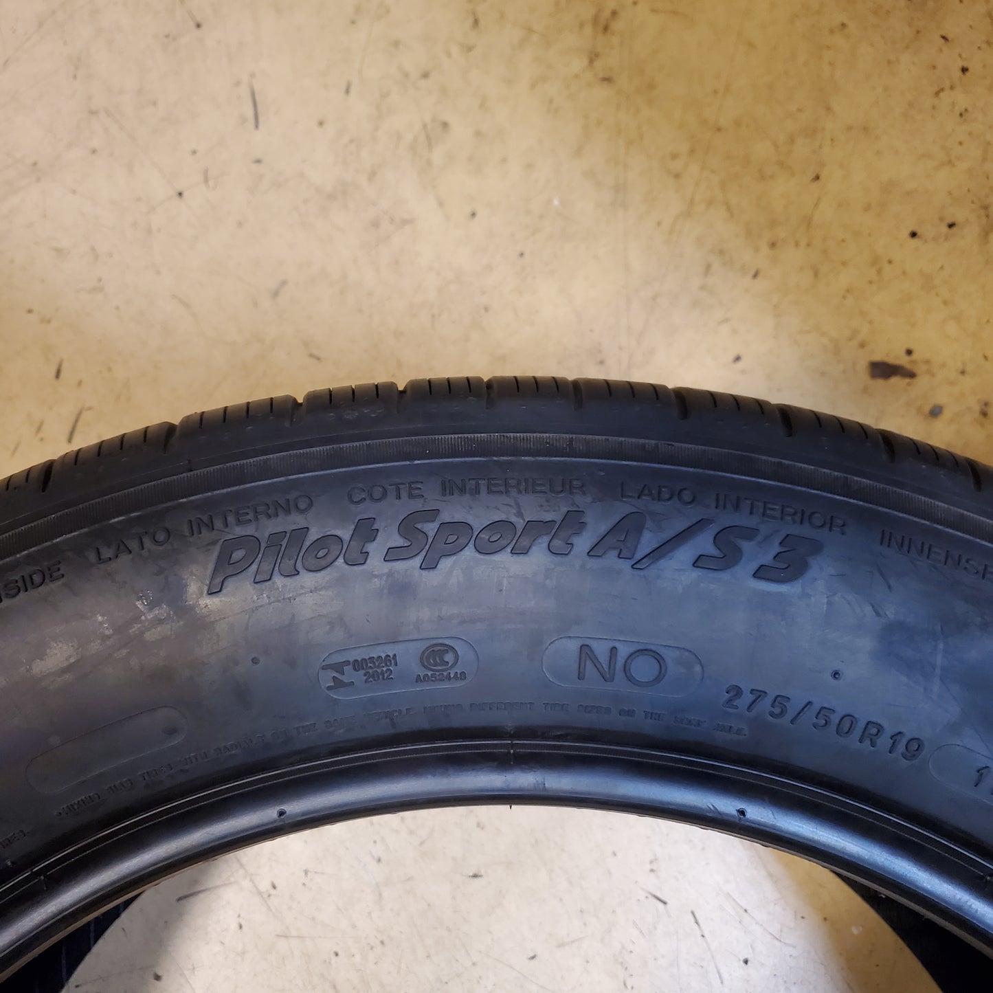 MICHELIN PILOT SPORT A/S 3 BSW P 275 50 19 112V ALL SEASON TIRE 74866