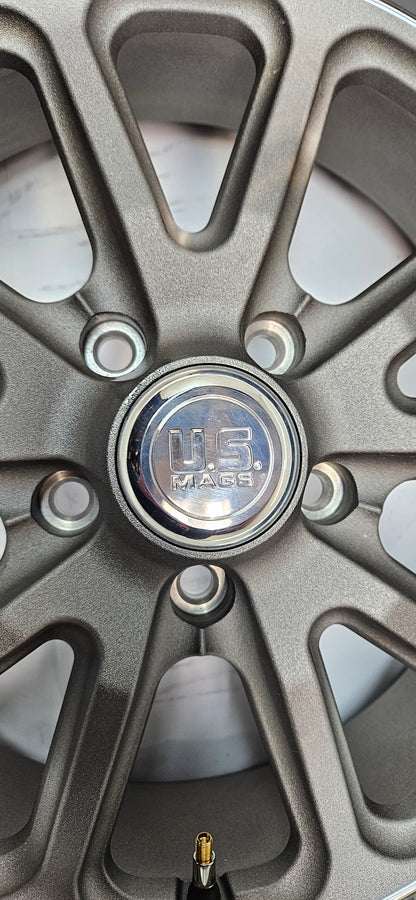 US MAGS U110 RAMBLER CHROME PLATED 18X9.5 SIZE 5X114.3 BOLT PATTERN 5.29 BACKSPACE U11018956552