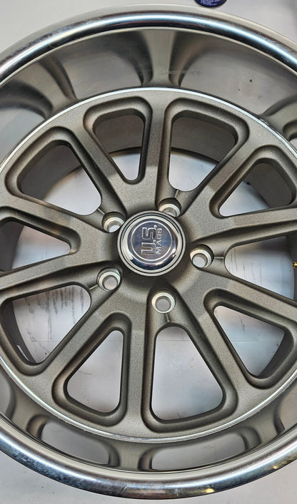 US MAGS U110 RAMBLER CHROME PLATED 18X9.5 SIZE 5X114.3 BOLT PATTERN 5.29 BACKSPACE U11018956552
