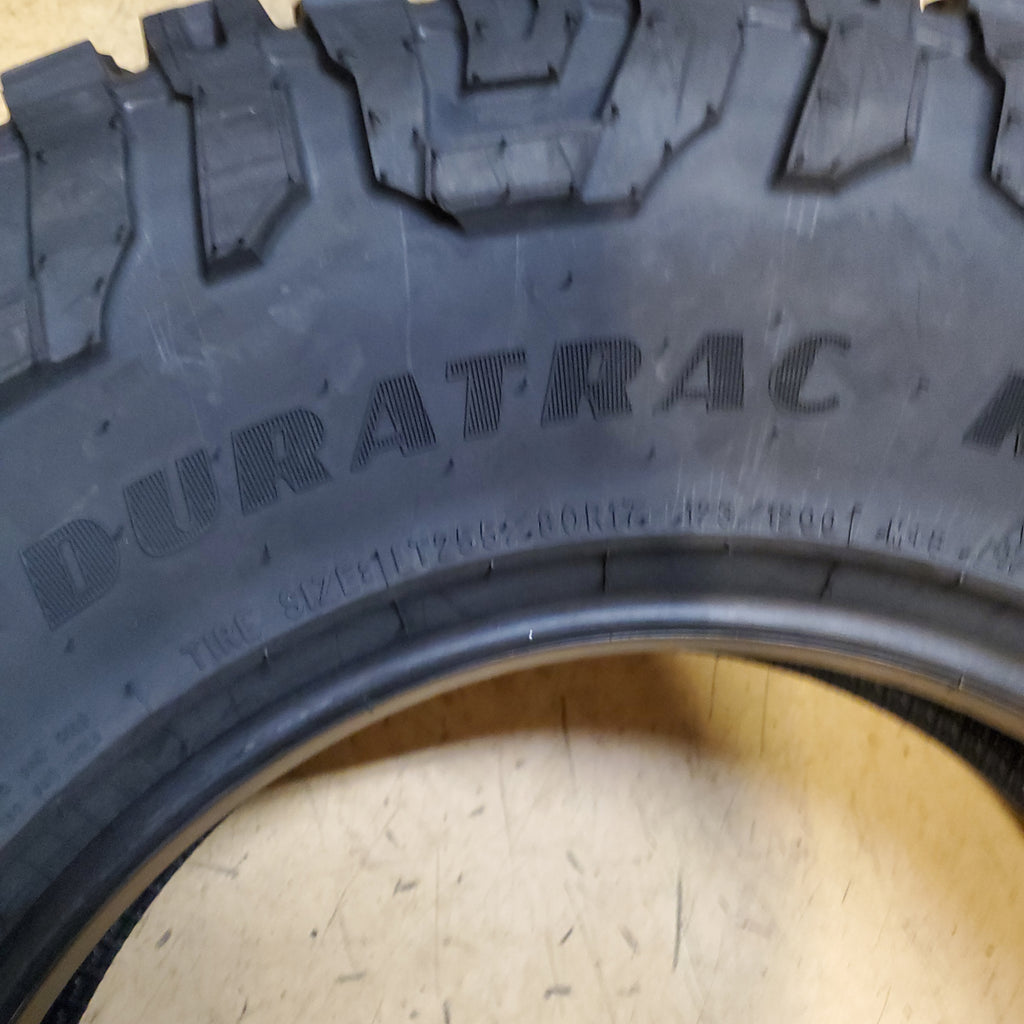 2 GOODYEAR WRANGLER DURATRAC RT BSW LT 255 80 17 123/120Q 176315991