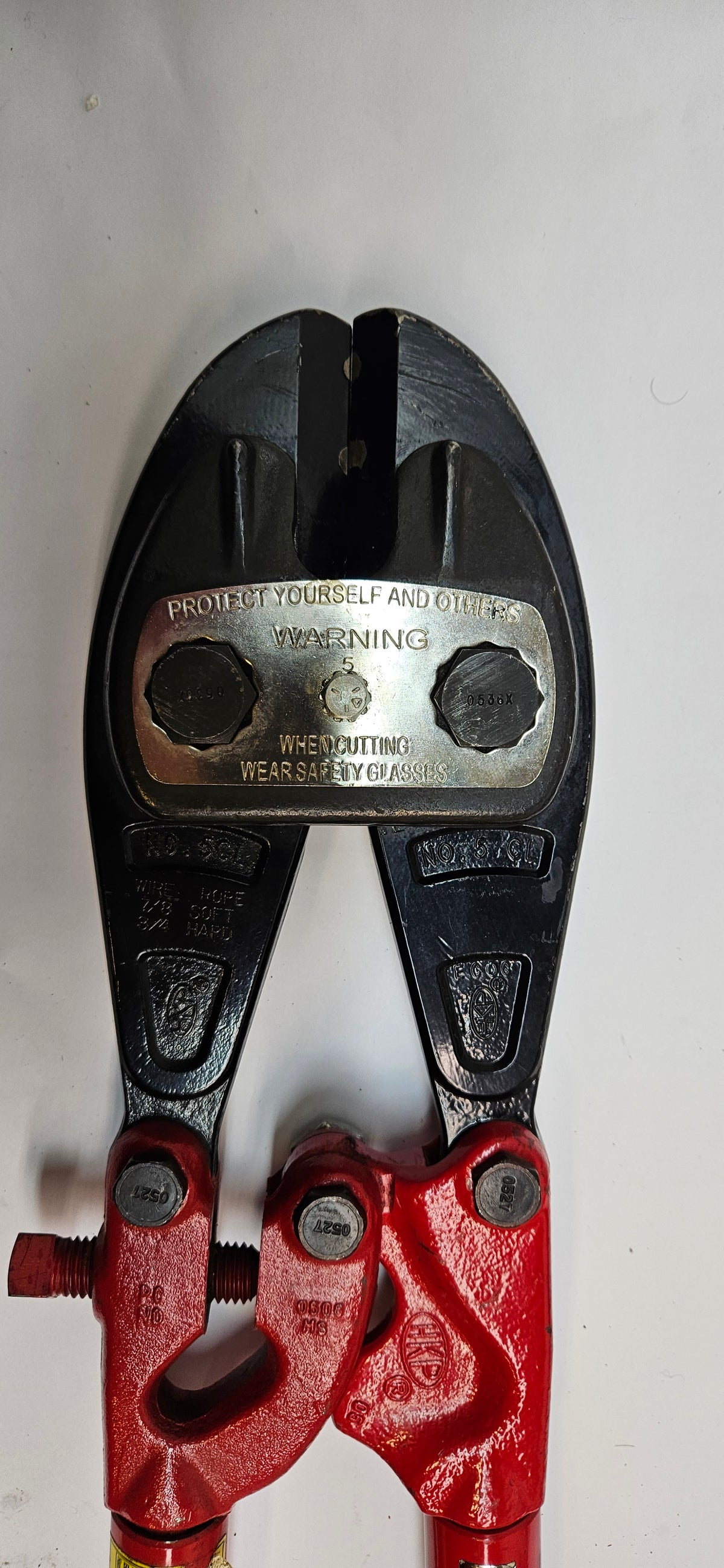 HK PORTER 43 IN. INDUSTRIAL GRADE CUTTER NO.5CL 7/8 SOFT 3/4 HARD