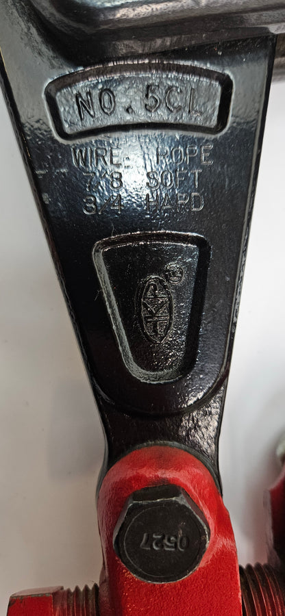 HK PORTER 43 IN. INDUSTRIAL GRADE CUTTER NO.5CL 7/8 SOFT 3/4 HARD
