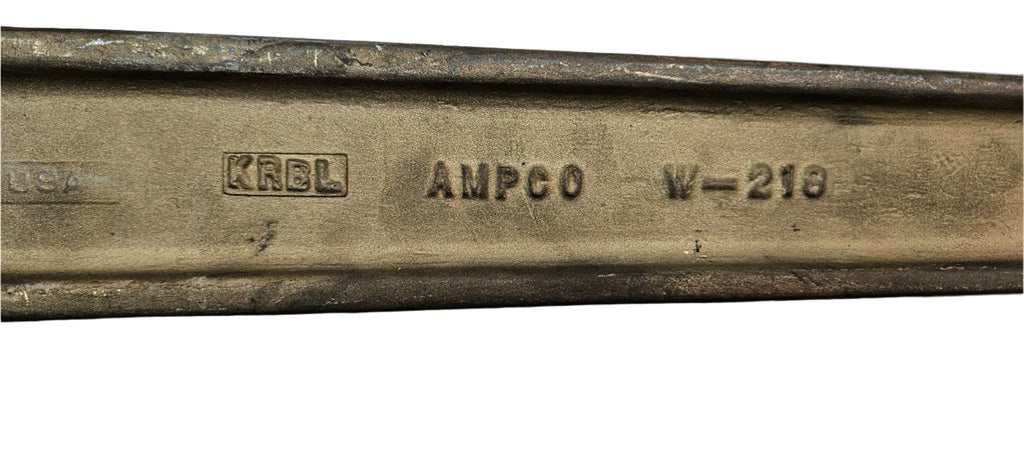 AMPCO W-216 NON-SPARKING NON-MAGNETIC PIPE WRENCH ALUMINUM BRONZE 48" OAL
