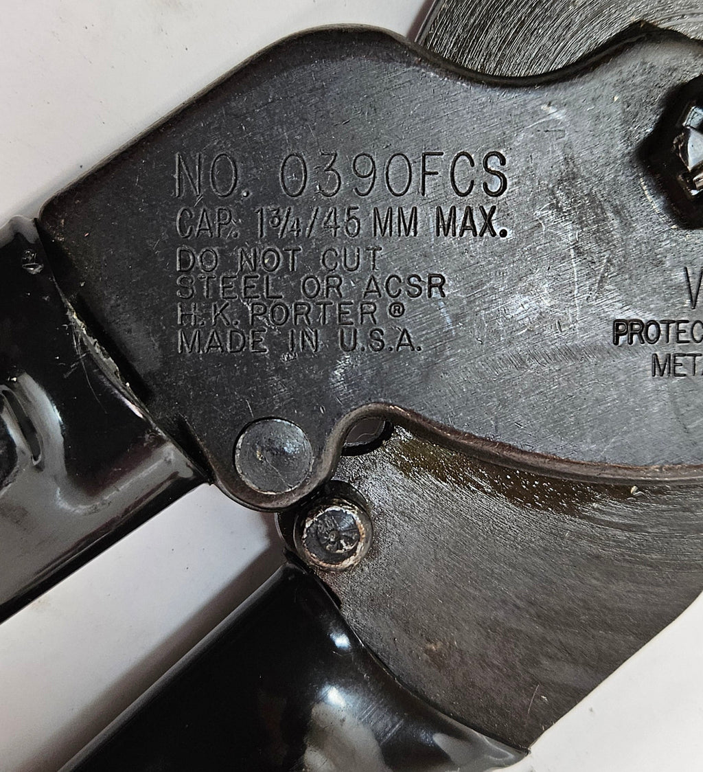 H.K. PORTER 0390FCS SHEAR TYPE HAND OPERATED CABLE CUTTER 32"