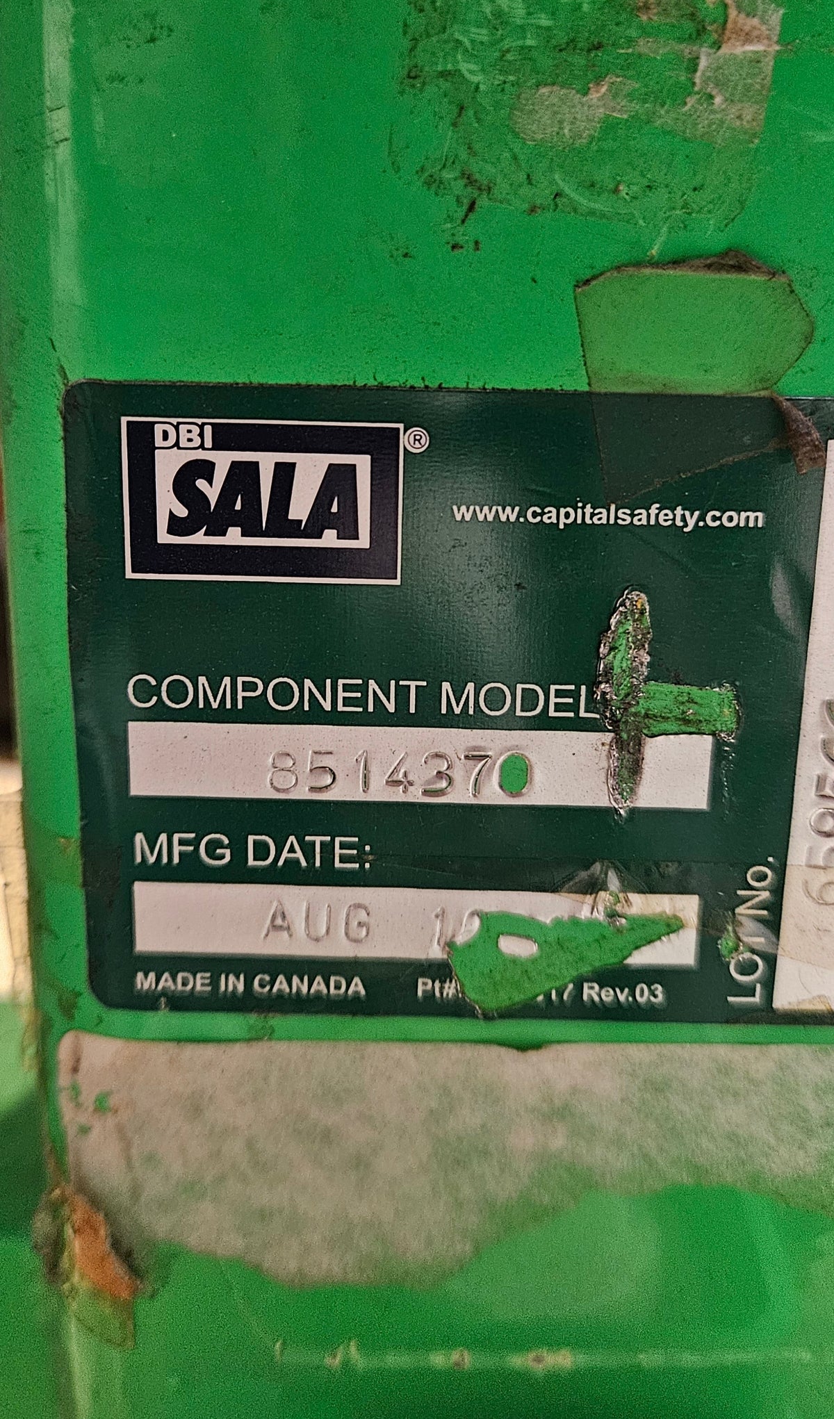 DBI SALA ADVANCED CONFINED SPACE PORTABLE FALL ARREST POST 8516840