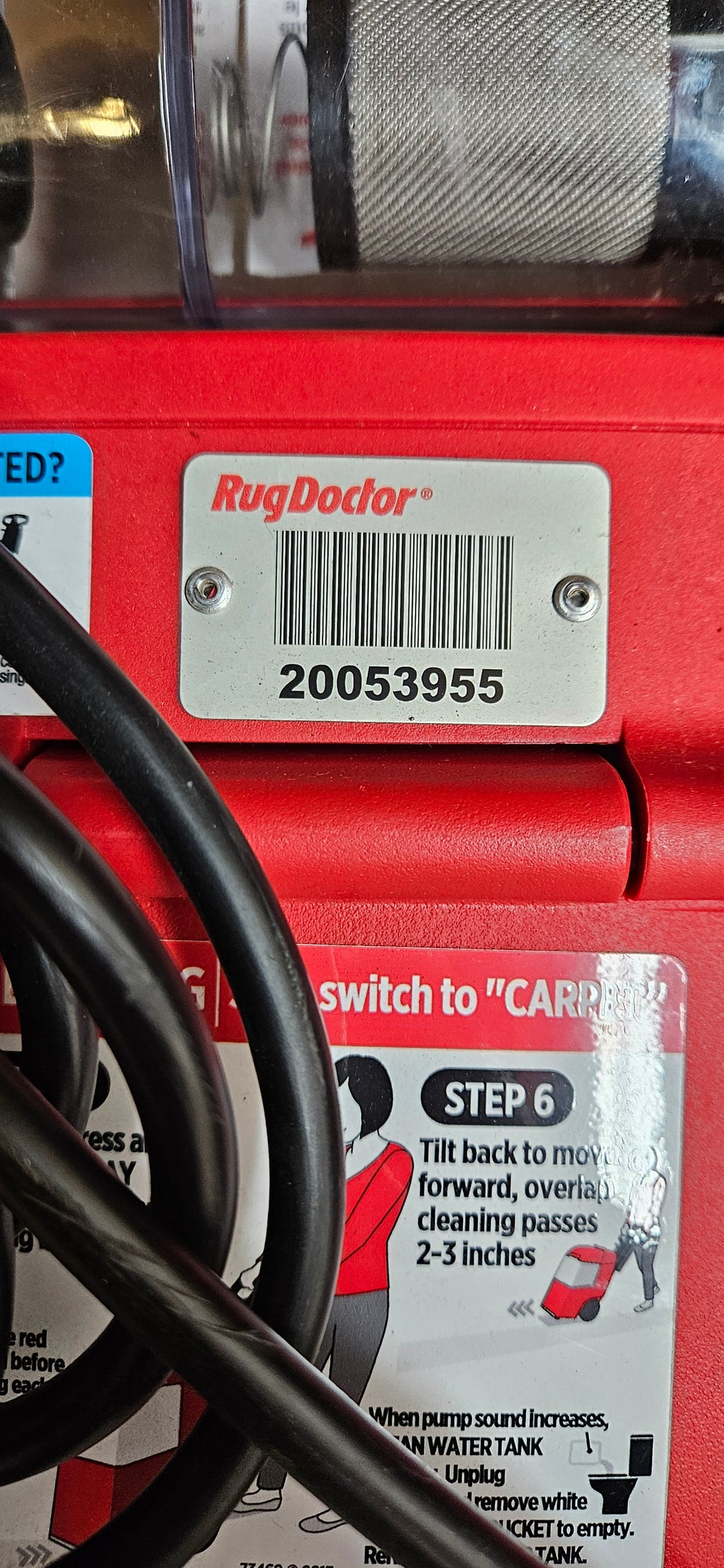 RUG DOCTOR MIGHTY PRO X3 CARPET CLEANER 90016