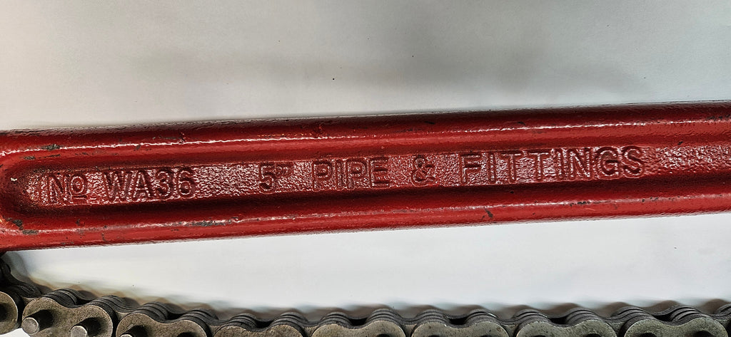 REED MFG CO 5" PIPE AND FITTIGNS 36" CHAIN WRENCH WA36