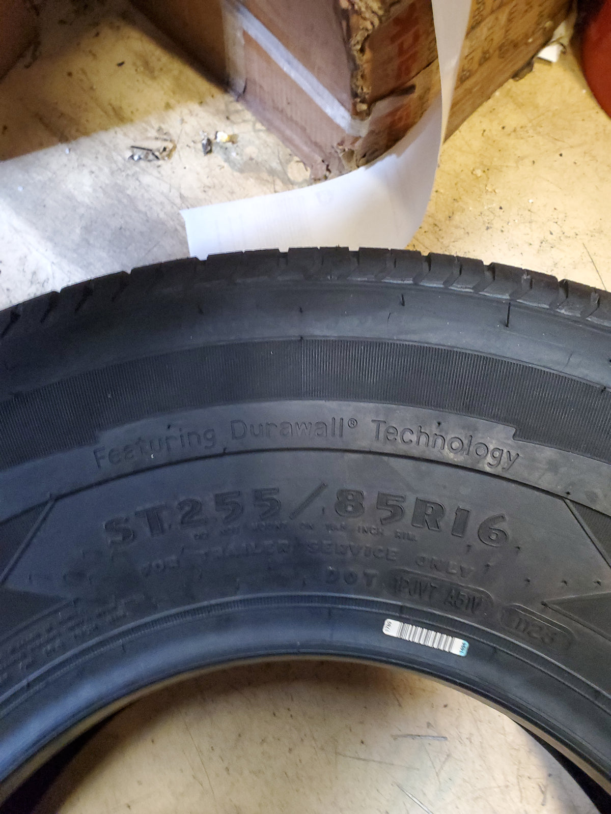 GOODYEAR ENDURANCE TRAILER TIRE BSW ST 255 85 16 129/125N 10 PLY TIRE 724862519
