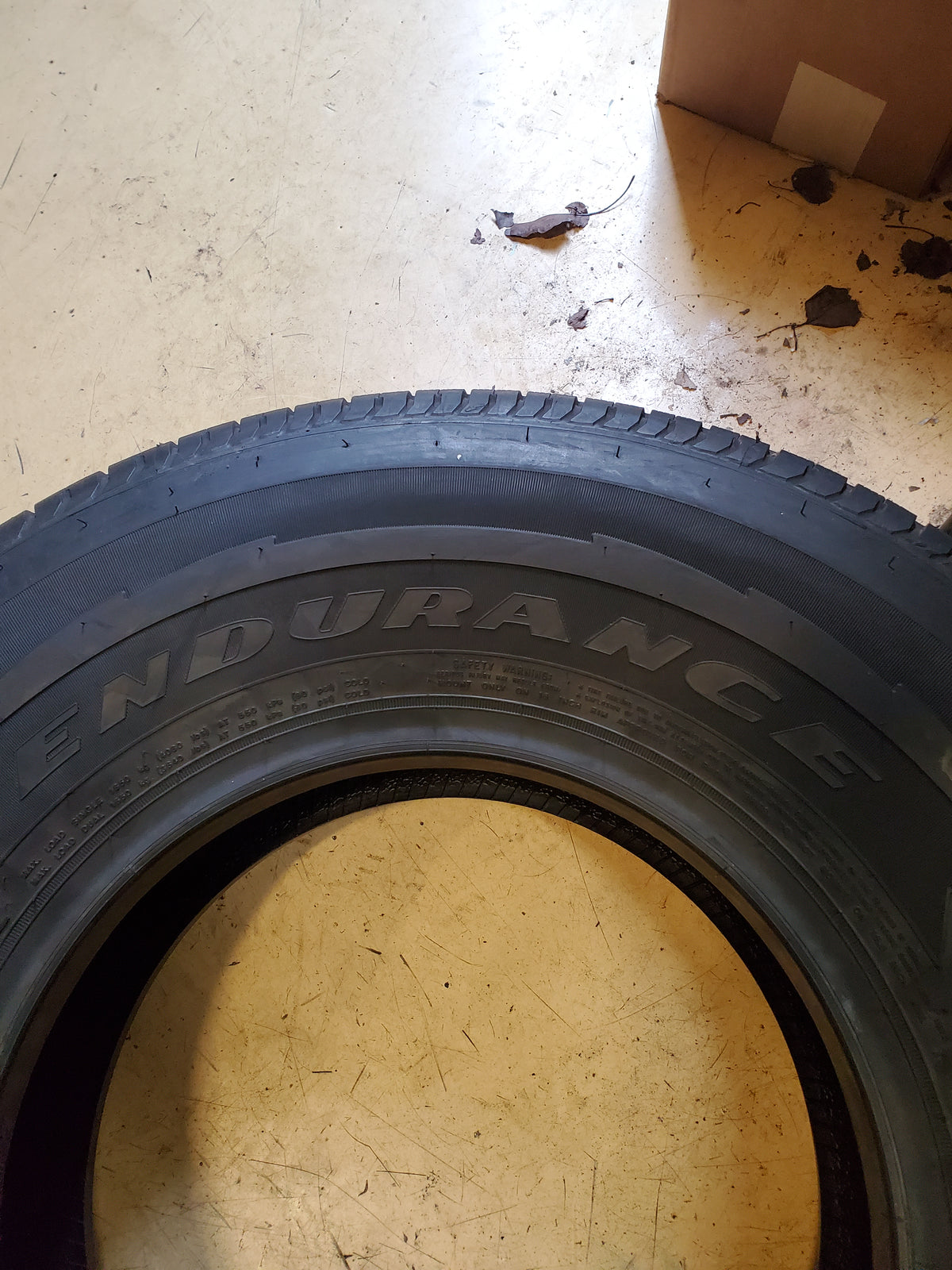 GOODYEAR ENDURANCE TRAILER TIRE BSW ST 255 85 16 129/125N 10 PLY TIRE 724862519